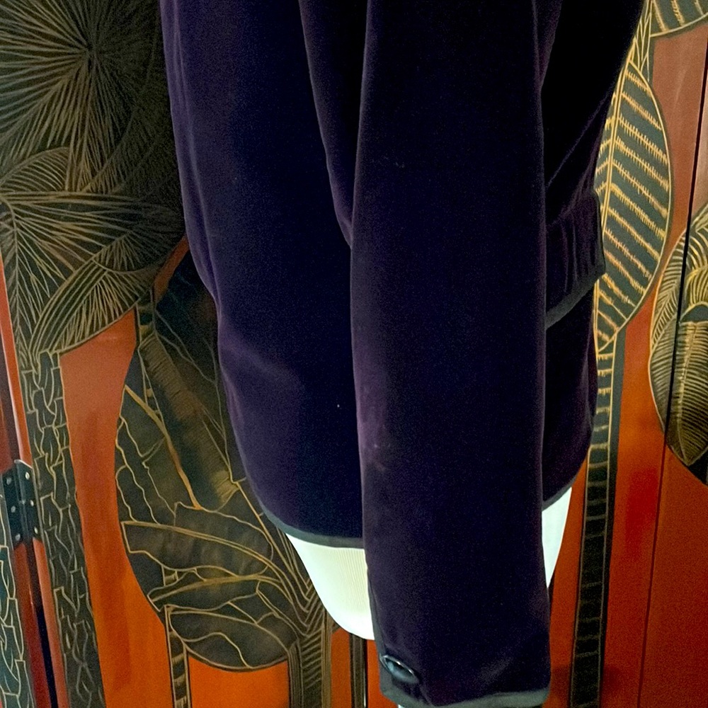 Rive Gauche Yves St Laurent vintage suit 1996 Velvet suit 36 ,4/6 hardly worn - Picture 5 of 13